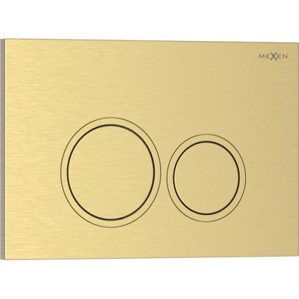 Mexen Tex 01, buton încastrat, auriu periat, 6101-11