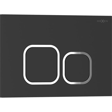 Mexen Tex 03, buton încastrat, negru mat, 6103-02