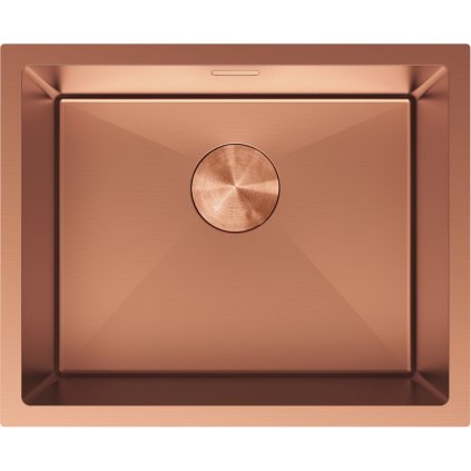 Chiuvetă Mexen Trixo, din oțel inoxidabil cu 1 cuvă, 540 x 440 mm, cupru periat, 6414541000-65