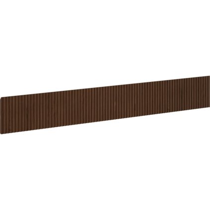 Mexen, Front canelat pentru corp de mobilier de baie 120 x 20 cm, nuc, 91A20-1200-235-1-86