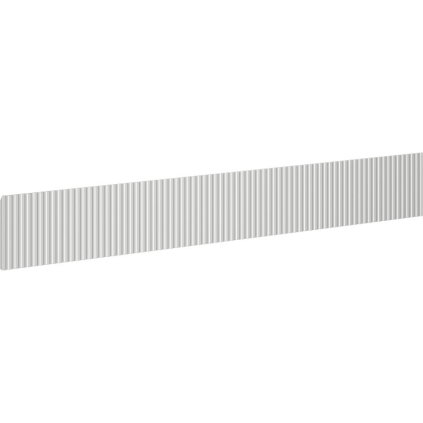 Mexen, Front canelat pentru corp de mobilier de baie 120 x 20 cm, gri mat - 91A20-1200-235-1-62