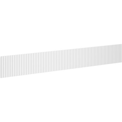 Mexen, Front canelat pentru corp de mobilier de baie 160 x 20 cm, alb mat, 91A20-1600-235-1-01