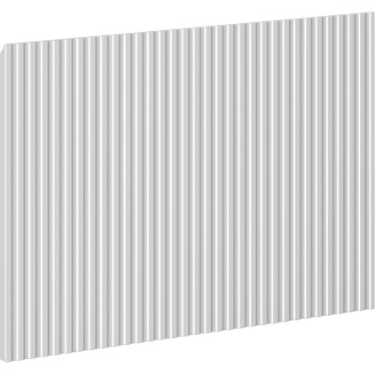 Mexen, Front canelat pentru corp de mobilier de baie 40 x 43,5 cm, gri mat, 91A20-0400-470-1-62