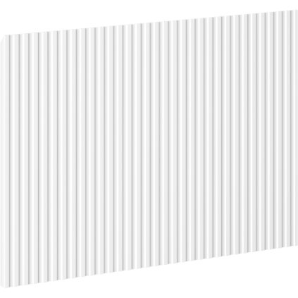 Mexen, Front canelat pentru corp de mobilier de baie 60 x 43,5 cm, alb mat, 91A20-0600-470-1-01