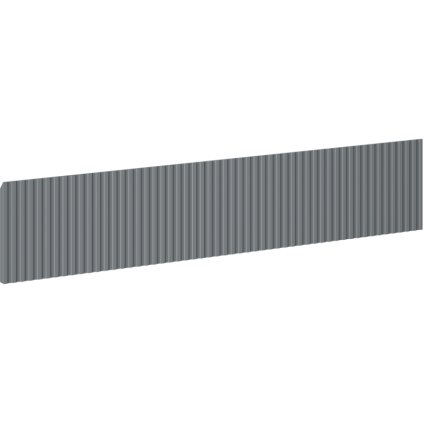 Mexen, Front canelat pentru corp de mobilier de baie 80 x 20 cm, grafit mat, 91A20-0800-235-1-66