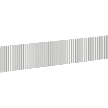 Mexen, Front canelat pentru corp de mobilier de baie 80 x 20 cm, gri mat, 91A20-0800-235-1-62