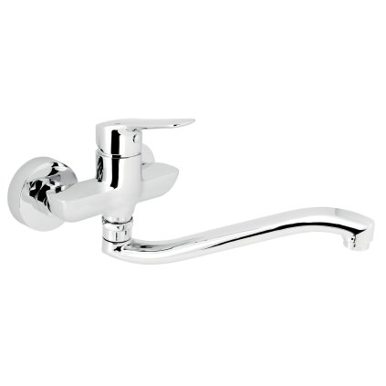 Novaservis Metalia 54, baterie chiuvetă de perete, 100 mm, cromată, 54074-0