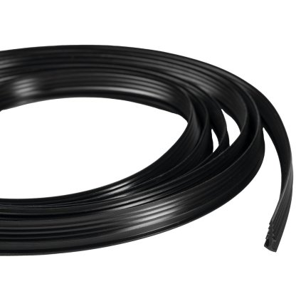 Garnitură de etanșare prin împingere Polysan, EASY BLACK pentru uși pivotante, 1838 mm, ND007B