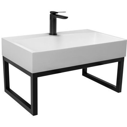 Lavoar de blat Rea Goya, conglomerat 70cm + consolă, KPL-U8902