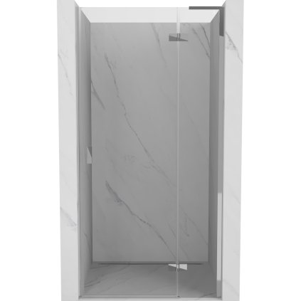 Ușă de duș Mexen Mist-H L cu 1 aripă, dreapta, 100 cm, sticlă transparentă, profil cromat, 8A5L-100-000-01-00-P