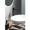 Aqualine, baterie de lavoar autonomă DAPHNE, înaltă, fără priză, negru mat, DH601B