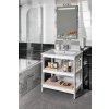 Aqualine, dulap pentru lavoar cu etaj ETIDE 71,5x86x44 cm, alb mat, ET720