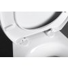 Aqualine, scaun WC FIXET, alb, ST278