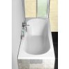 Aqualine, cada JIZERA 150x70x39cm fara picioare, alb, G1570