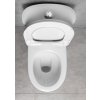 Aqualine, WC combinat PETIT pentru copii, gunoi spate/inferior, alb, PT520