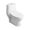 Aqualine, WC combinat PETIT pentru copii, gunoi spate/inferior, alb, PT520