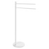 Aqualine, Stand cu suport pentru prosoape, alb, MM31