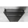 Aqualine, element de încălzire TONDI 450x1330 mm, conexiune centrală, negru mat, DT476T