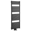 Aqualine, element de încălzire TONDI 450x1330 mm, conexiune centrală, negru mat, DT476T