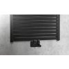 Aqualine, element de încălzire TONDI 600x1330 mm, conexiune centrală, negru mat, DT486T