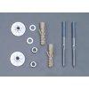 Aqualine, set UAK12 pentru ancorare chiuvete, șurub 8,0x120, 40027