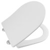 Aqualine, scaun WC VERMET, Soft Close, alb, VRS008