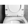 Aqualine, scaun WC VERMET, Soft Close, alb, VRS008
