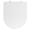 Aqualine, scaun WC VERMET, Soft Close, alb, VRS008