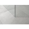 Aqualine, perete WALK-IN pentru instalare pe un perete cu suport, dintr-o bucată, 1000 mm, sticlă transparentă, WI101