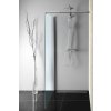 Aqualine, perete WALK-IN pentru instalare pe un perete cu suport, dintr-o bucată, 1100 mm, sticlă transparentă, WI111