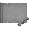 Bluegarden, capac de balcon impermeabil 0,8x5 m PE, gri, OGR-00660