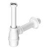 Bruckner, Sifon pentru lavoar cu piuliță filetată de 5/4', gunoi 40 mm, plastic, 151.109.0