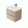CERSANIT - CREA skrinka pod umývadlo 60cm, dub, S924-008
