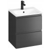 CERSANI szafka z umywalka MODUO 50 antracyt Stan opakowania oryginalne