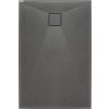 Deante Correo, cadă de duș rectangulară din granit 120x70x3,5 cm, antracit metalic, DEA-KQR_T73B