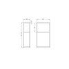 1570 slupek correo 400x200 mm