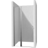 Deante Kerria Plus, usa de dus cu balamale 1 canat 120x200 cm, sticla transparenta 6 mm, profil cromat, DEA-KTSU045P