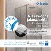 2614 2 drzwi kerria plus jedna czesc nero 100cm z powloka szklo totalwhite