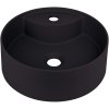 Deante Silia, chiuveta blat cu orificiu pentru robinet 360x360x125mm, negru mat, DEA-CQS_NU4B