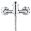 Erga Bahia, baterie de duș de perete cu set de puncte manual, crom, ERG-YKA-BW.BAHIA-CHR