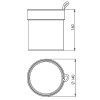 513145 gedy malva kozmeticky organizer modra 100262