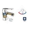 Grohe Plus - Baterie pentru lavoar L, cu ieșire Push-Open și capăt extras, crom 23844003