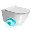 GSI, vas de toaletă montat pe perete KUBE X, Swirlflush, 55x36 cm, alb ExtraGlaze, 941511