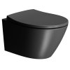 GSI, vas de toaletă de perete MODO, Swirlflush, 37x52 cm, negru dual-mat, 981626