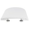 Scaun WC GSI, NORM/PURA, Soft Close, alb, MS86CN11