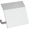 Hansgrohe AddStoris, suport pentru hârtie igienică cu capac, crom, HAN-41753000