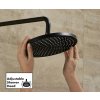 Hansgrohe Croma S, duș deasupra 240 1jet EcoSmart 9 l/min, negru mat, HAN-26724670