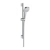 Hansgrohe Croma Select E, set de dus Multi cu tija de dus 65 cm, alb/crom, HAN-26580400