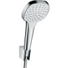 Hansgrohe Croma Select E, set de dus 110 1jet cu furtun 1250 mm, alb/crom, HAN-26424400