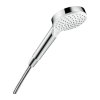 Hansgrohe Crometta, duș de mână 1jet, alb/crom, HAN-26331400